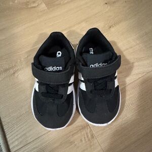 Adidas baby Black and White Shoes